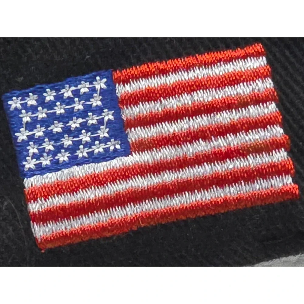 NRA Hat Black‎ Cap Gold Embroidered Logo American Flag Adult Baseball